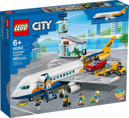 LEGO City 60262 Samolot pasażerski, fajny model dla dzieci (669 elementów)