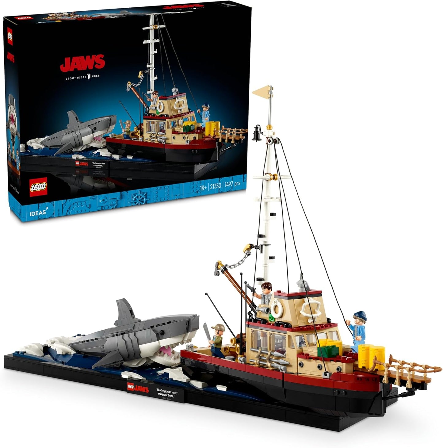 Lego 21350 zestaw szczęk, 1497-częściowy