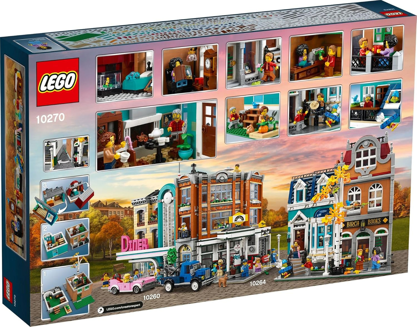 LEGO Creator Expert Bookshop 10270 Modular Building Kit, Big Set and Collectors Toy for Adults, New 2020 (2,504 Pieces)