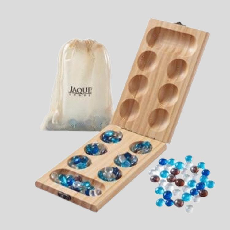 Mancala Luxury Warra Drewniana Gra Planszowa Premium Afrykańska