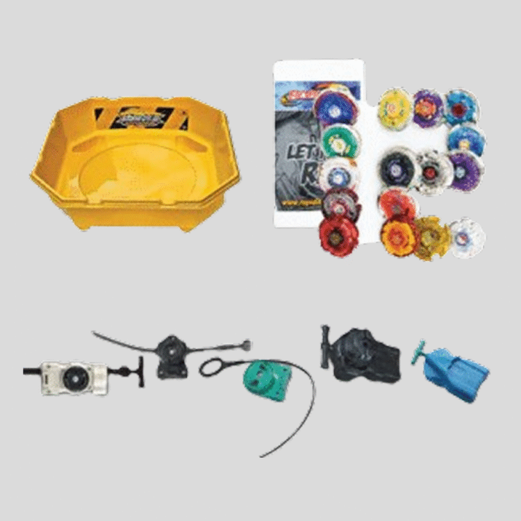 Beyblade Zestaw Startowy 12 Bączków + Arena + 2 Wyrzutnie LED 2025